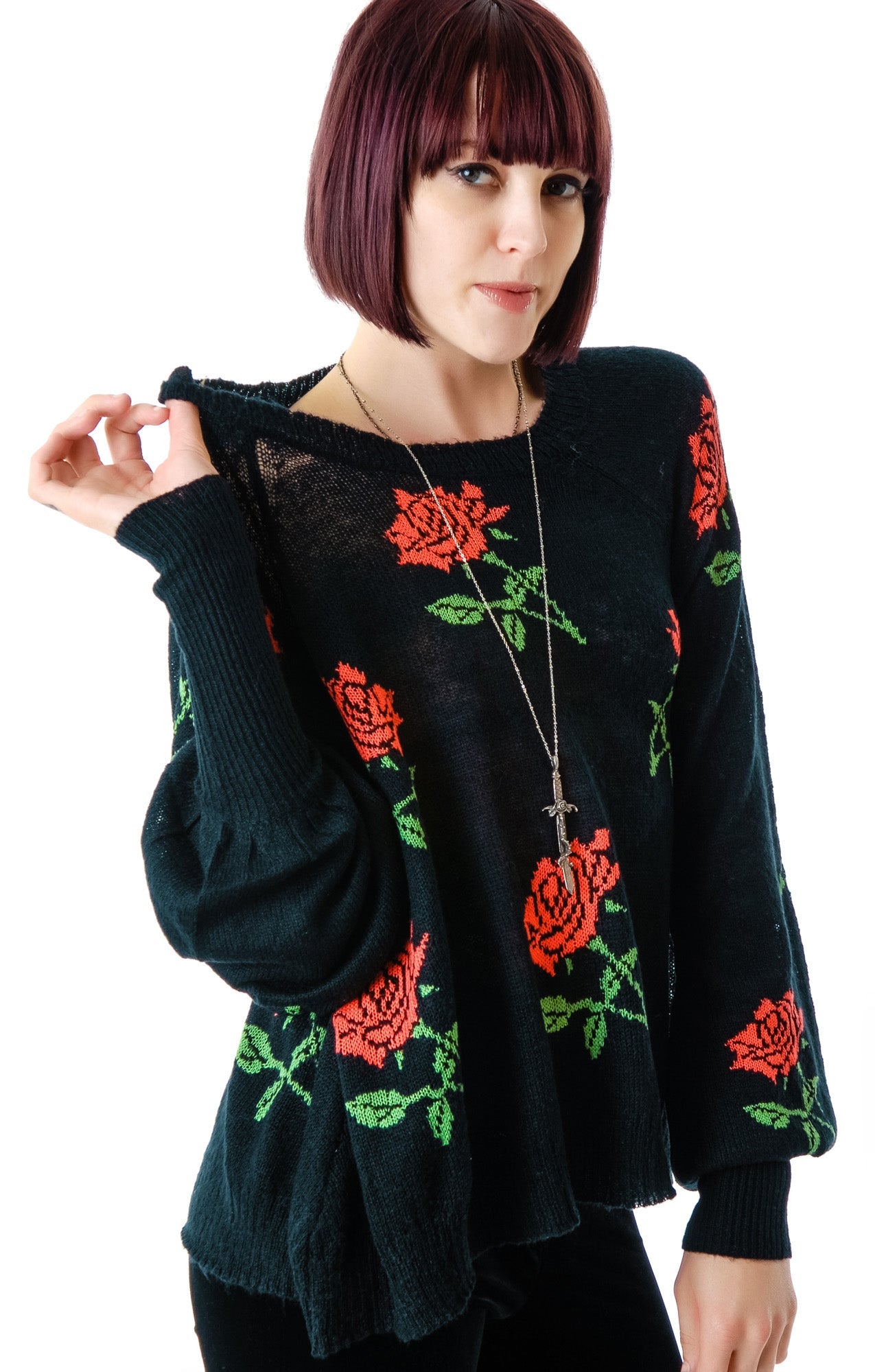 A Rose is A Rose Pfeiffer Sweater