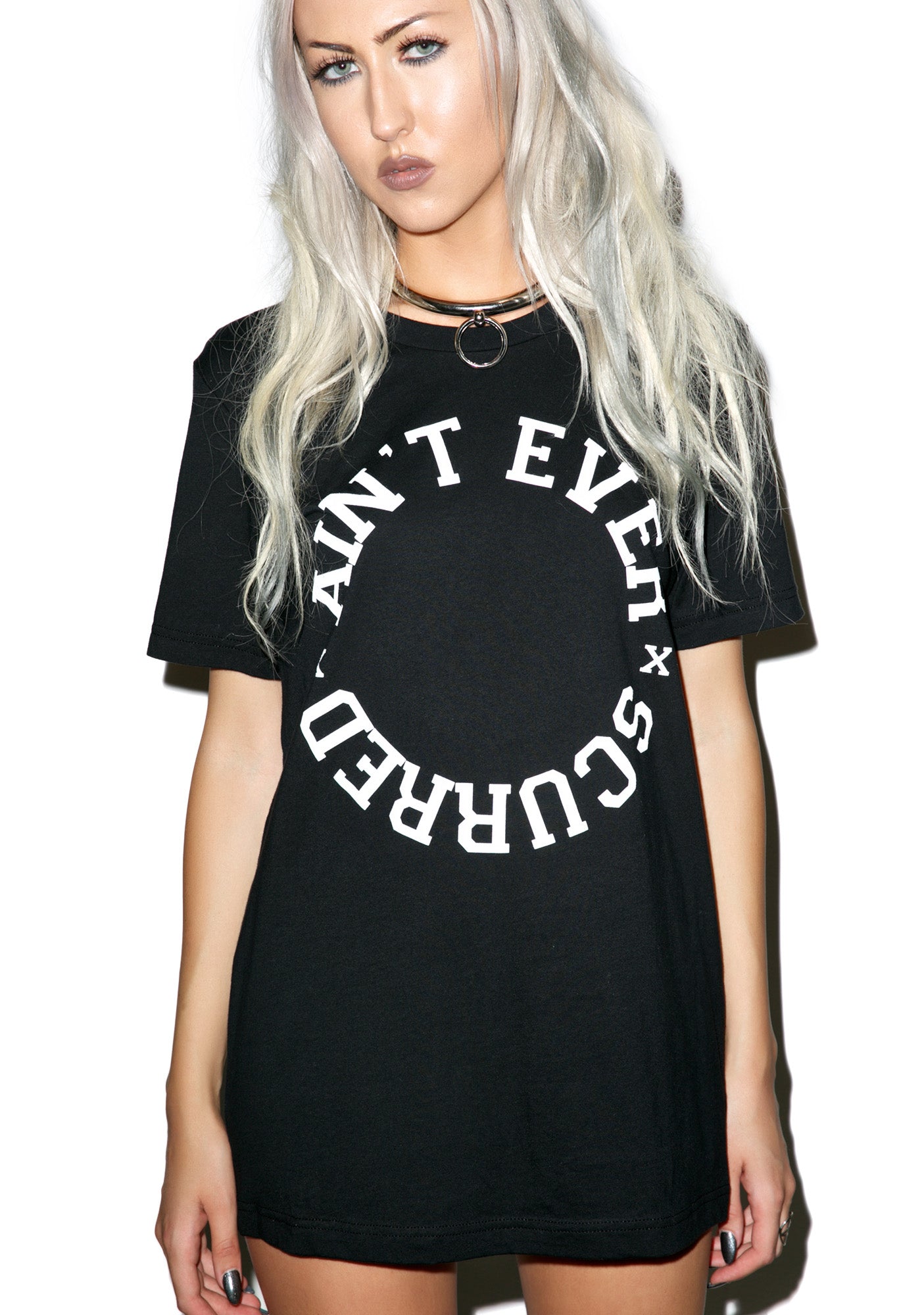 Ain't Scurred Crewneck Tee