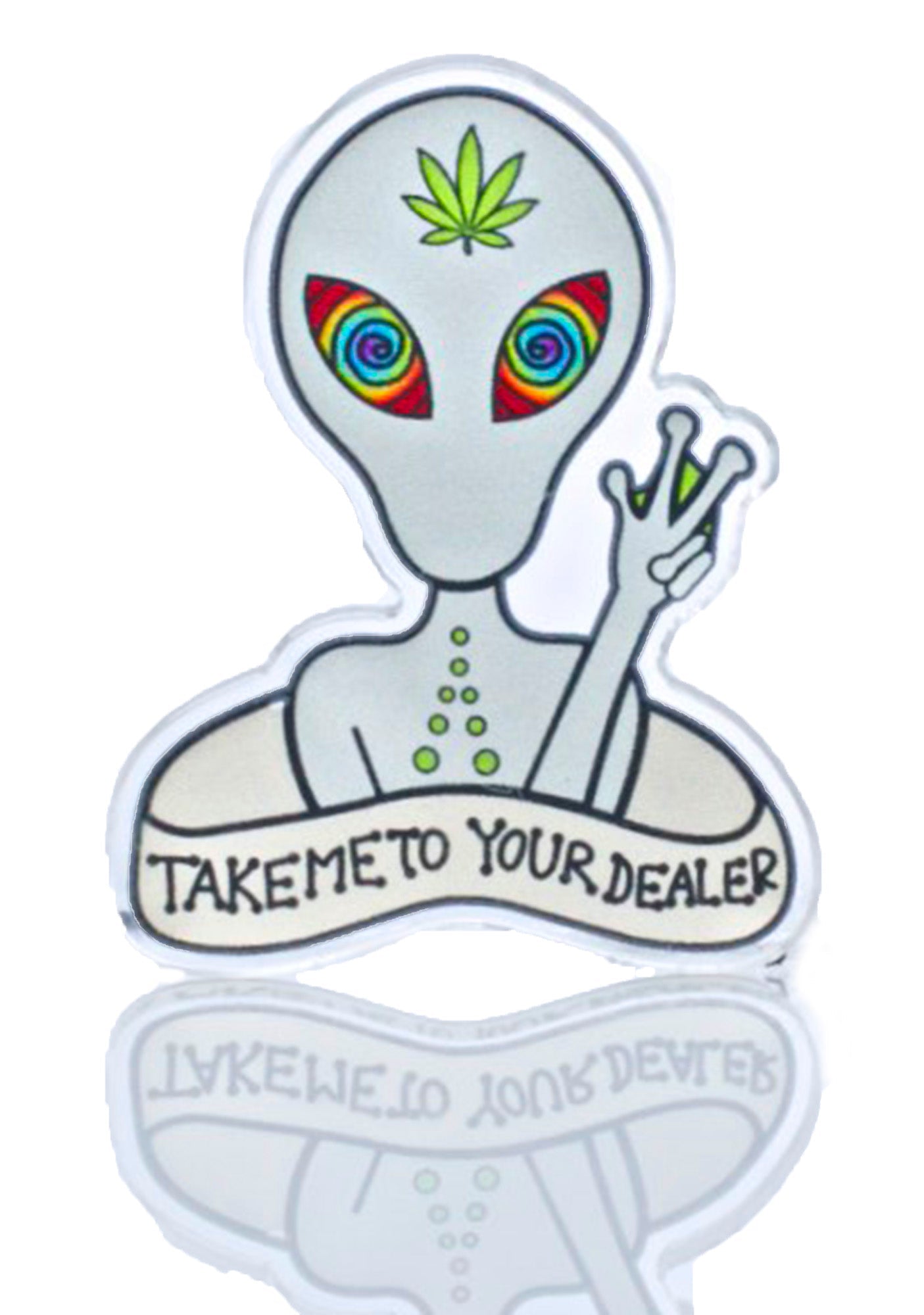 Alien Addict Pin