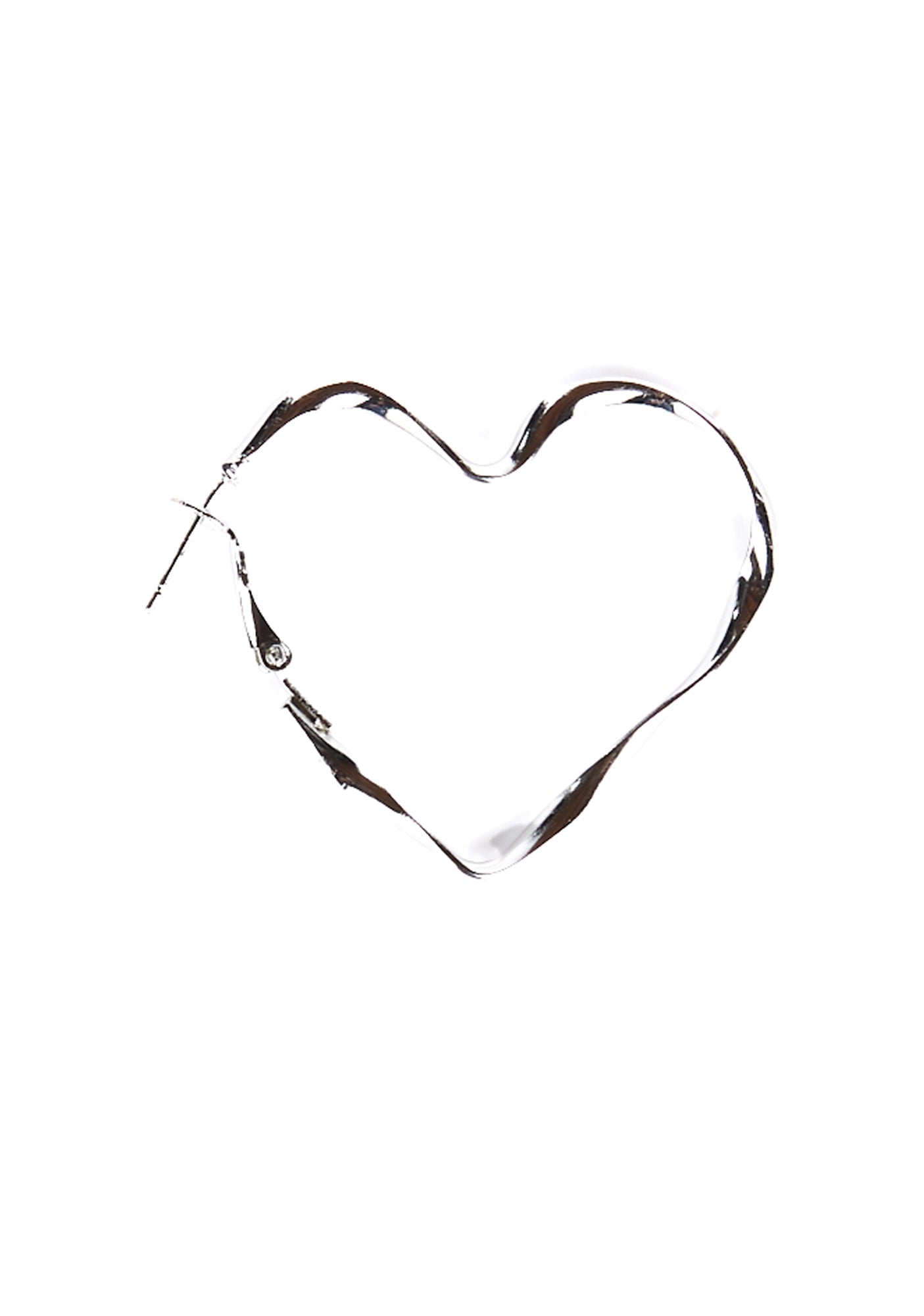 Adoration Time Heart Earrings