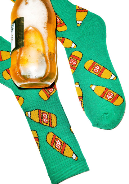 40s Socks - Green
