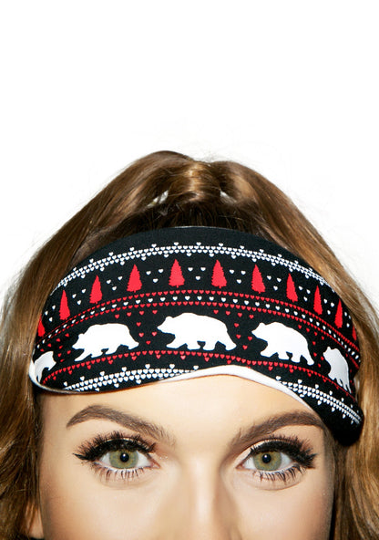 Alaska Bears Eyemask - Black