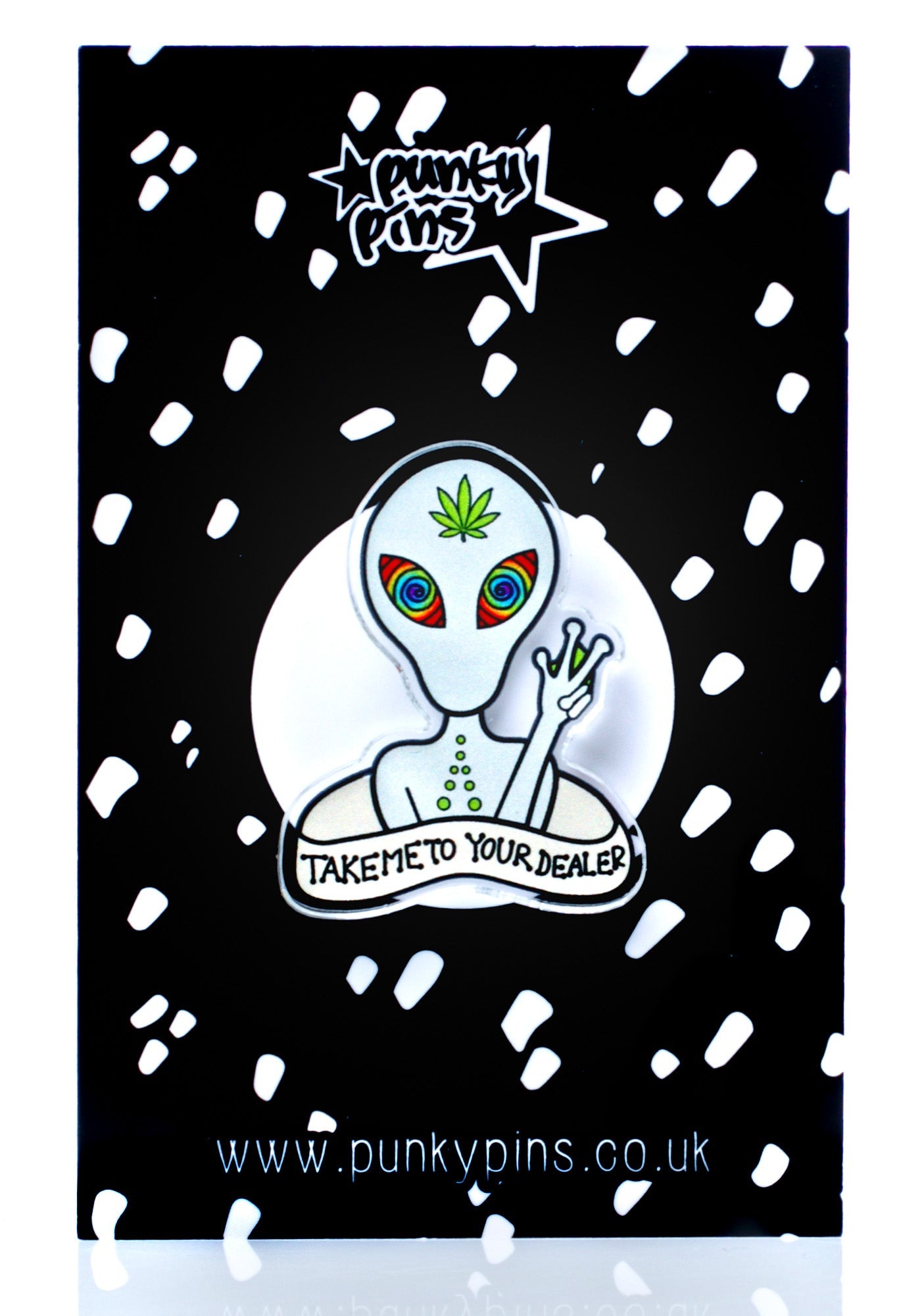 Alien Addict Pin