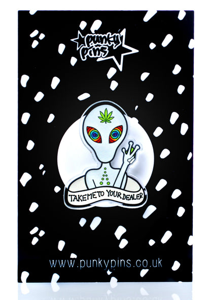 Alien Addict Pin