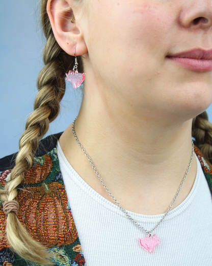 Glitter Piggy In The Middle Earrings