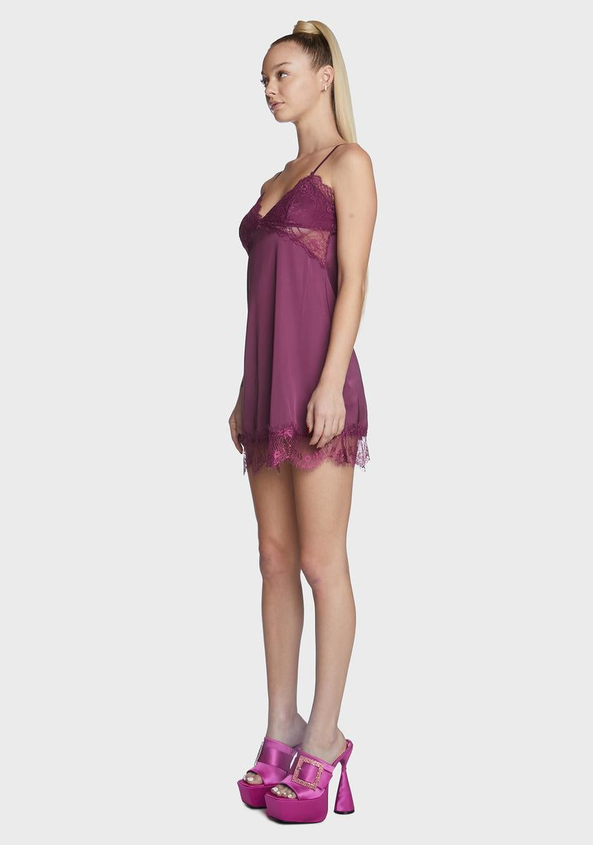 Absolute Dream Girl Lace Trim Chemise