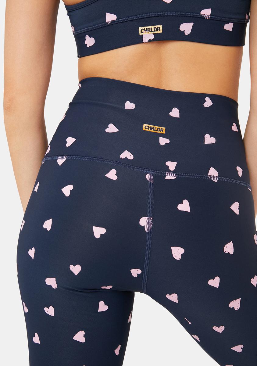 All Over Hearts High Waist Leggings