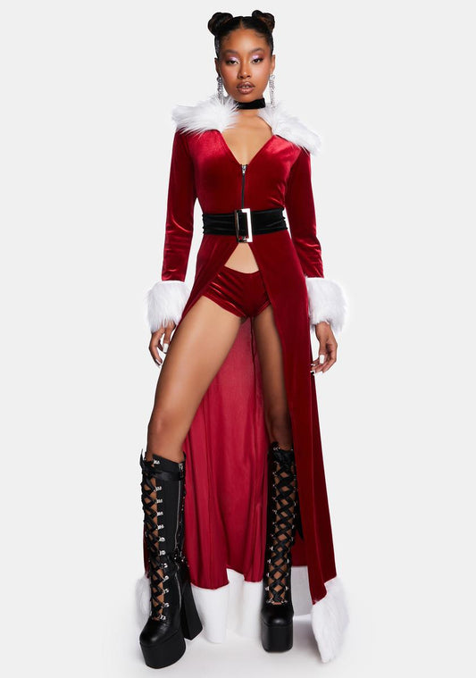 3PC Sexy Miss Claus Costume Set
