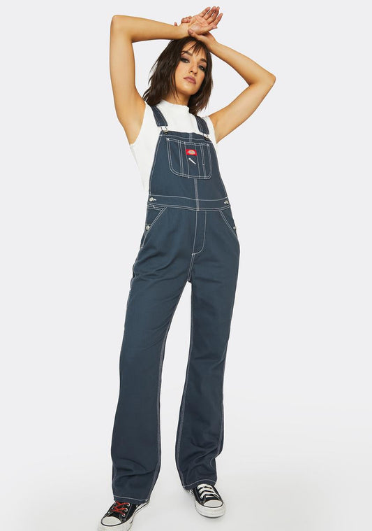 Air Force Blue Straight Leg Carpenter Overalls
