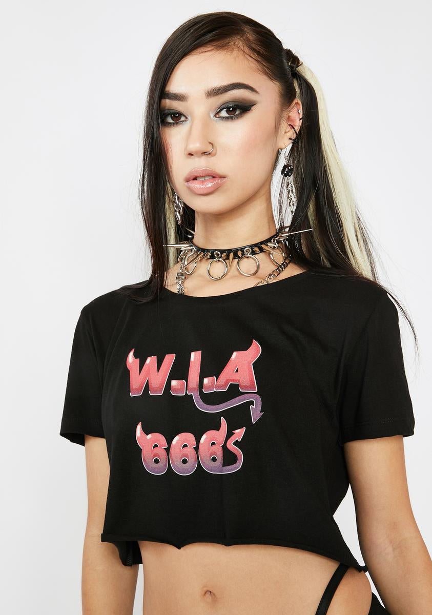 666 Crop T-Shirt