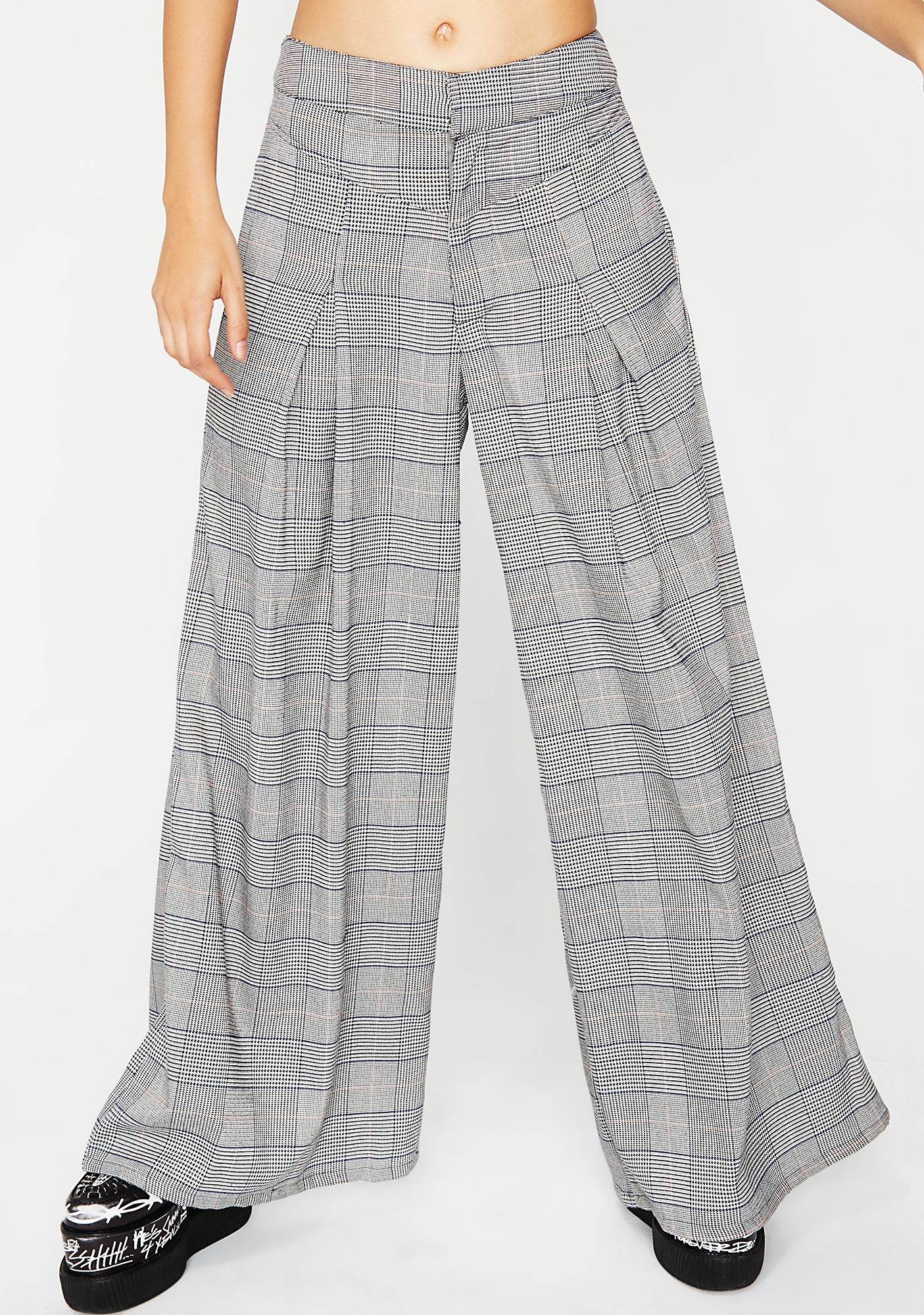 Already Tardy Plaid Pants