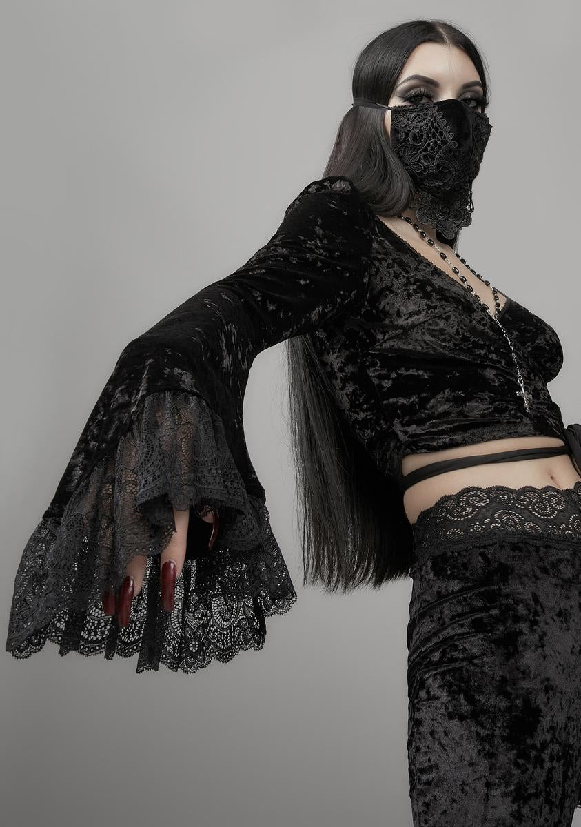 Abandon All Hope Bell Sleeve Top