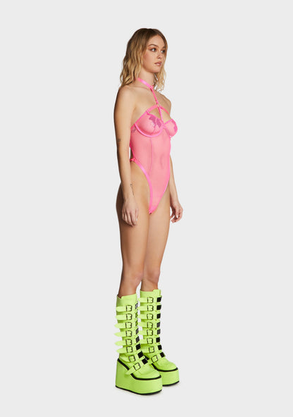 All Night Fishnet Bodysuit
