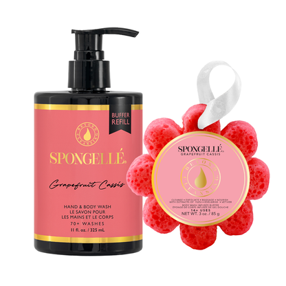 Grapefruit Cassis Wild Flower & Body Wash Refill Set