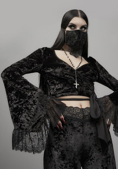 Abandon All Hope Bell Sleeve Top