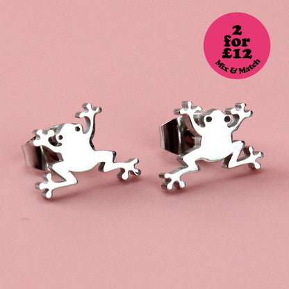 Frog Stud Earrings