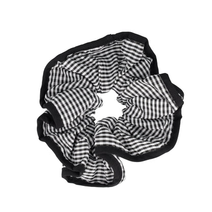 Gingham Scrunchie - Black