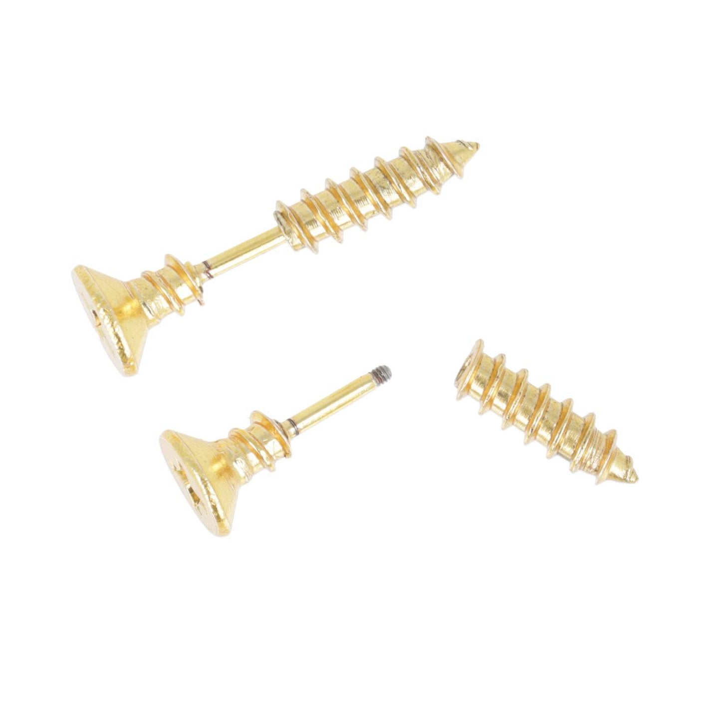 Gold Screw Earrings