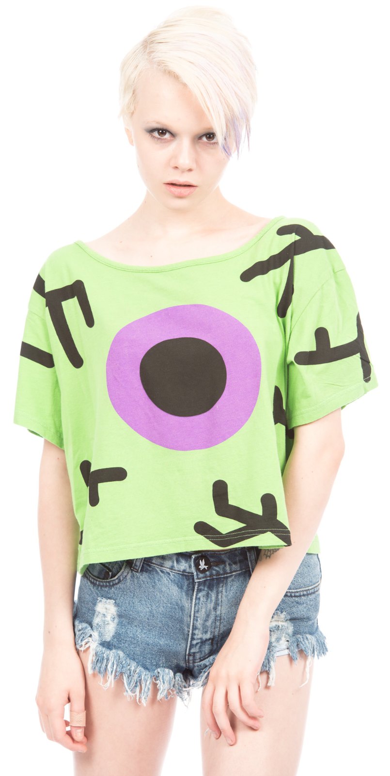 Alien Eye Crop Tee