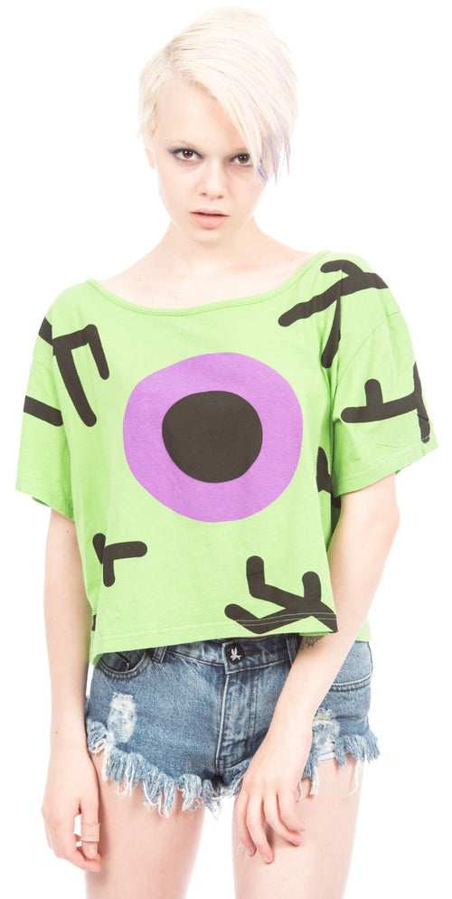 Alien Eye Crop Tee