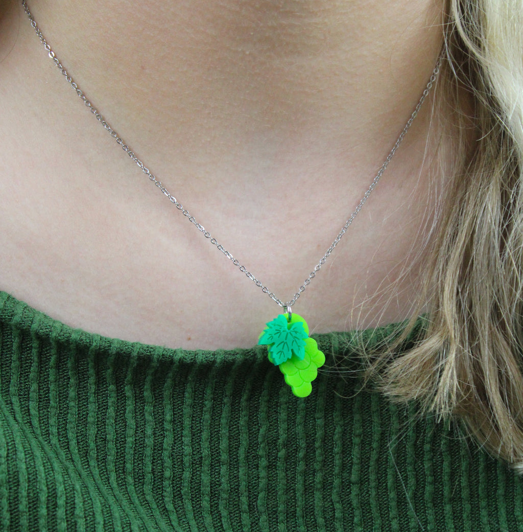 Green Grapes Necklace
