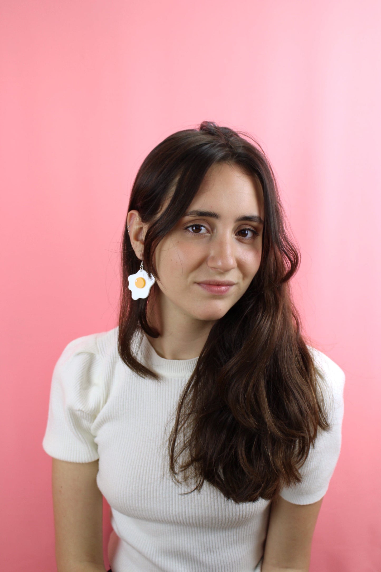 Fried Egg Earrings
