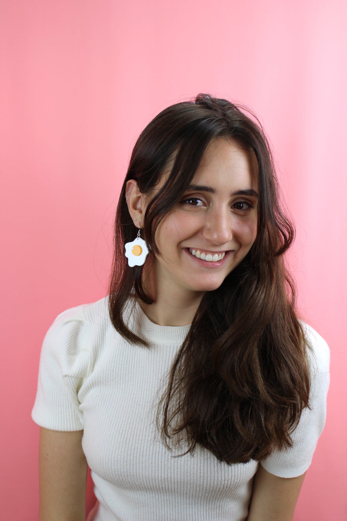 Fried Egg Earrings