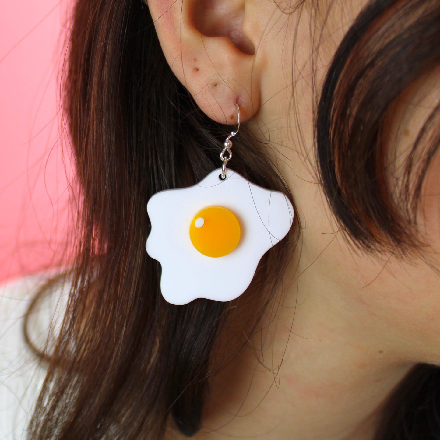 Fried Egg Earrings
