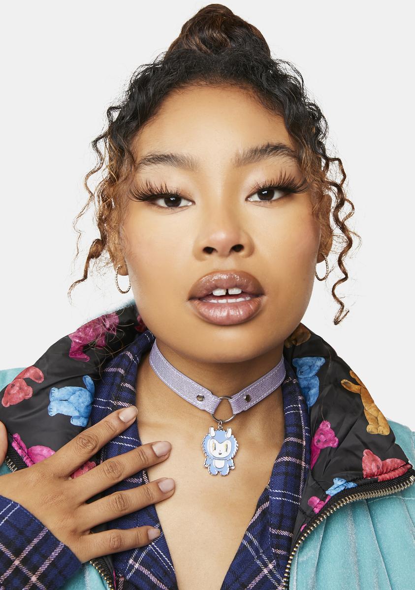 Abominally Cute Yeti Choker Necklace