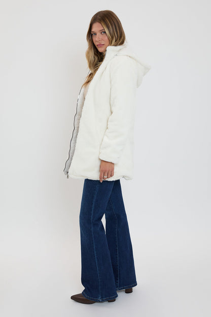 Winter Faux Fur Reversible Jacket