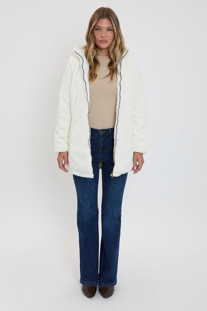 Winter Faux Fur Reversible Jacket