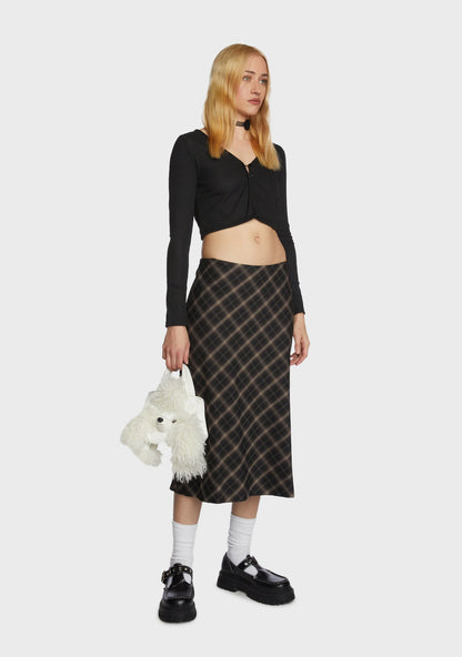 Alone Again Cropped Cardigan