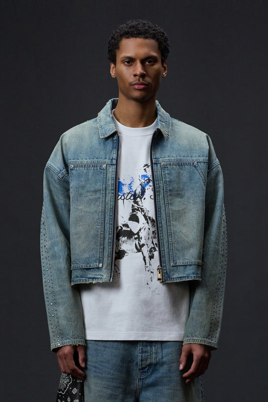 Embellished Carpenter Jacket