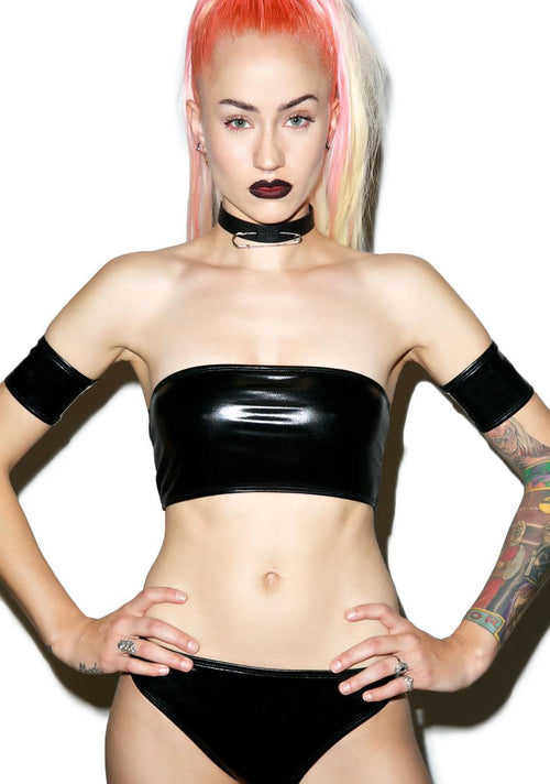 Alaska Bandeau Latex Bikini Top