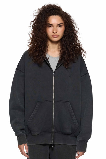 Blank Zip-Up Hoodie