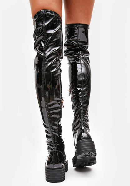 A Lil Somethin For U Flatform Boots