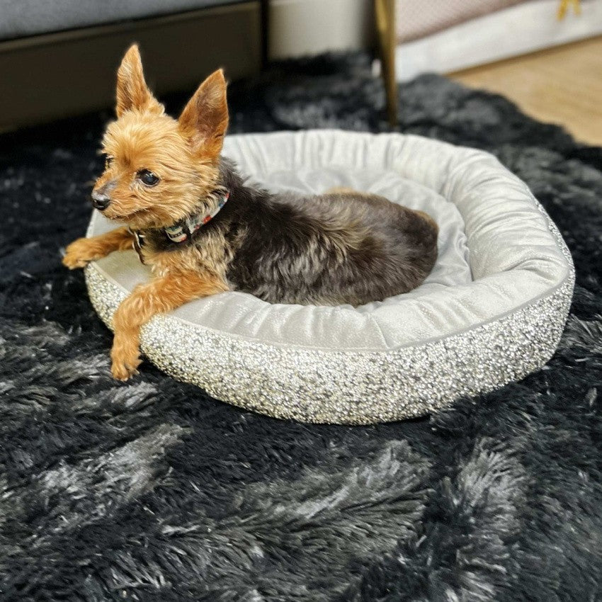 Rhinestone Round Bed