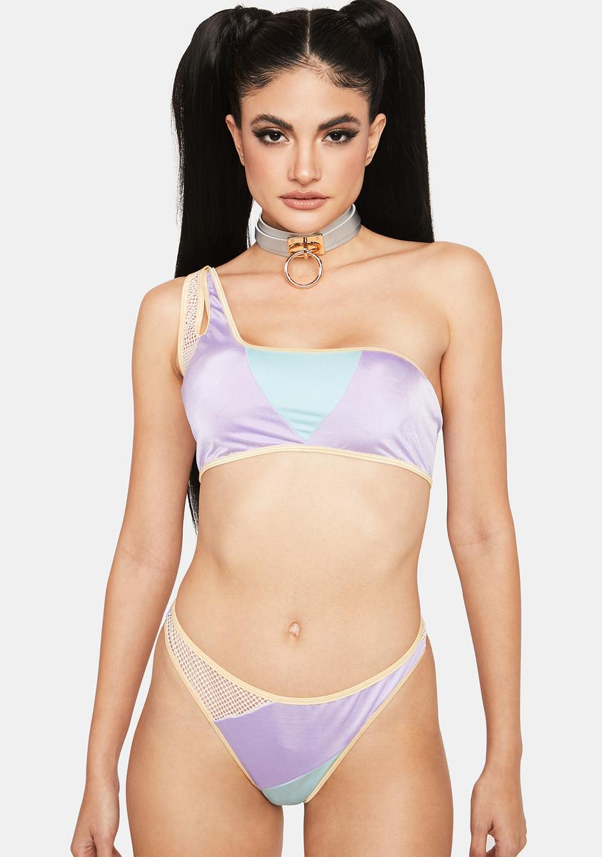 80's Baby Satin Lingerie Set