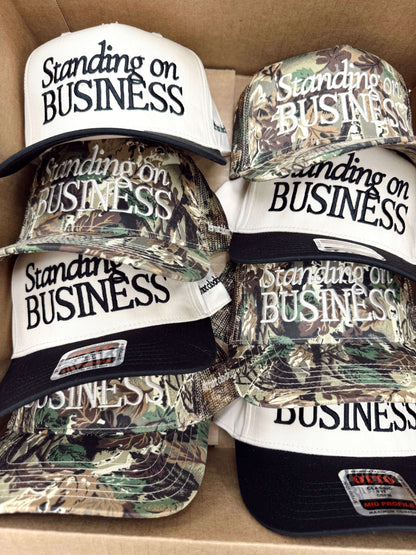 Standing On Business Trucker Hat