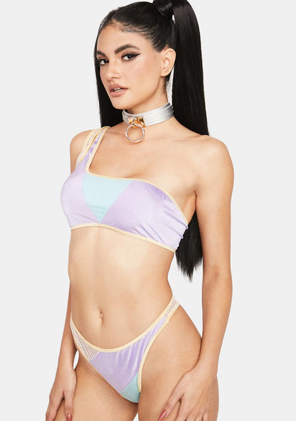 80's Baby Satin Lingerie Set