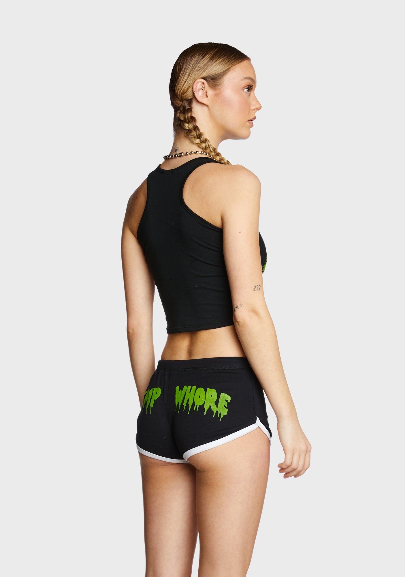 420 Racerback Crop Tank