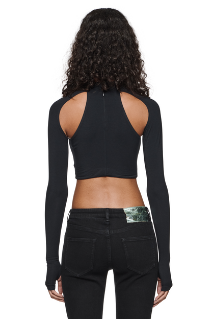 Cut Out Cropped Top