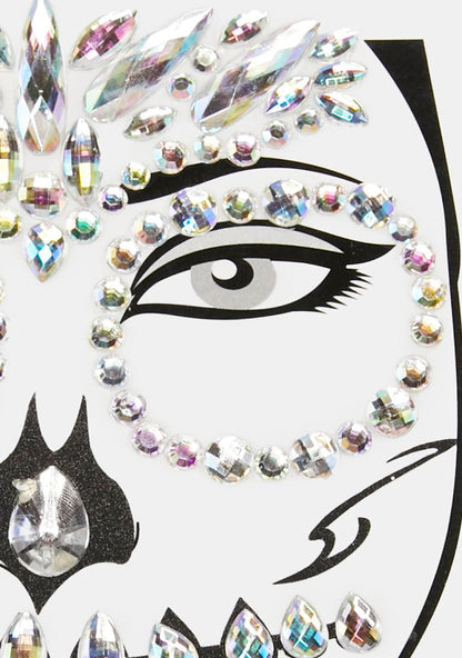 Afterlife Glamour Skeleton Face Gems
