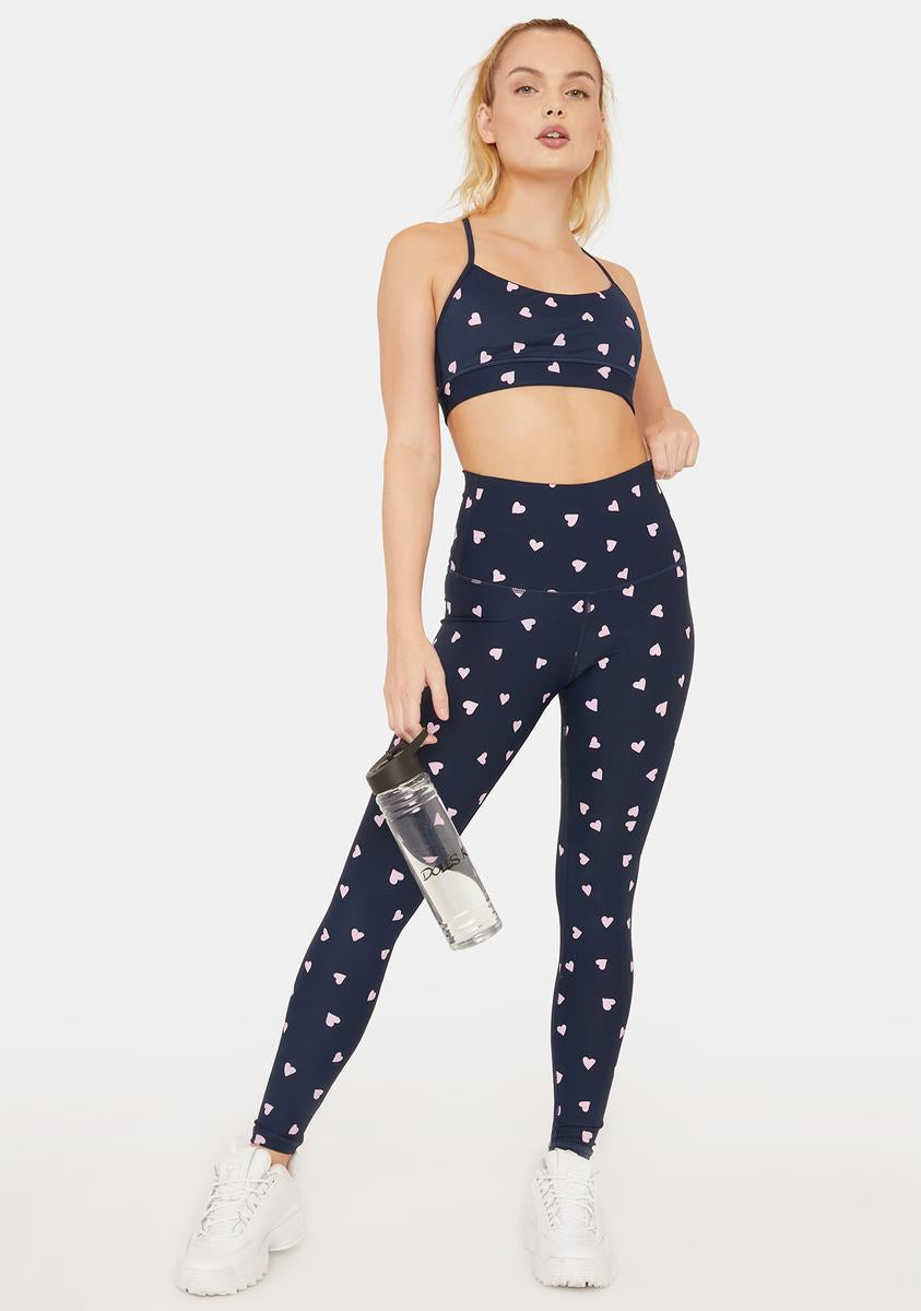 All Over Hearts High Waist Leggings