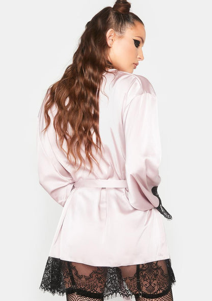 Alaia Mink Caged Kimono
