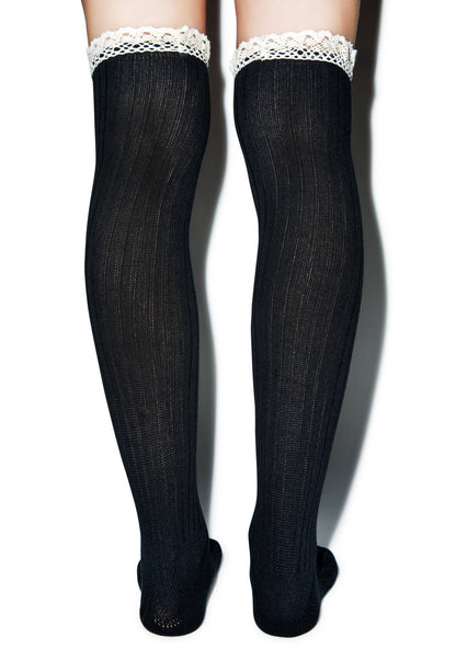 All About That Lace Knee High Socks