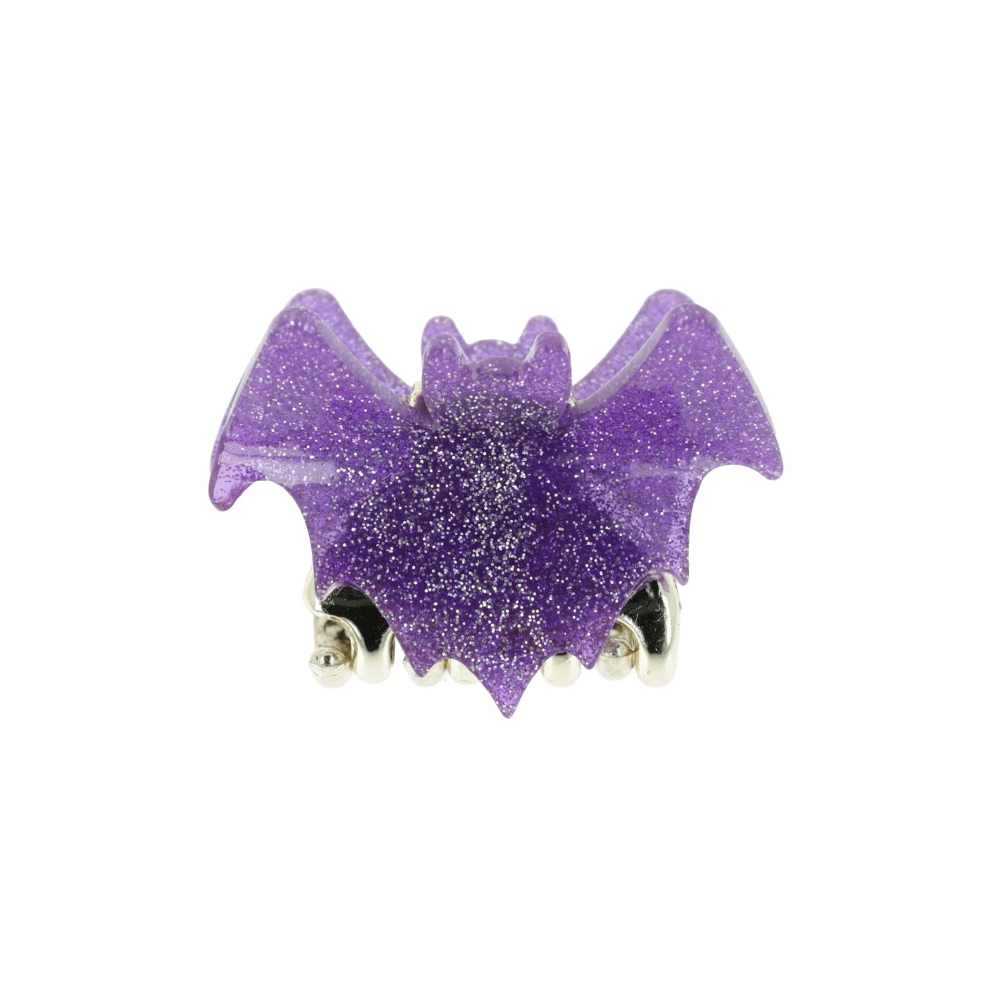 Glitter Baby Bat Claw Clip - Purple
