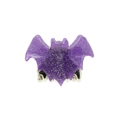 Glitter Baby Bat Claw Clip - Purple