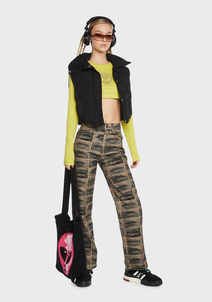 Alien Cropped Tee