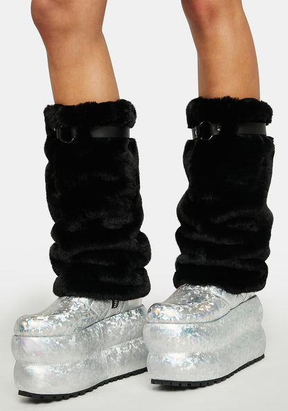 Across The Tundra Fuzzy Leg Warmers